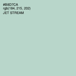 #B8D7CA - Jet Stream Color Image